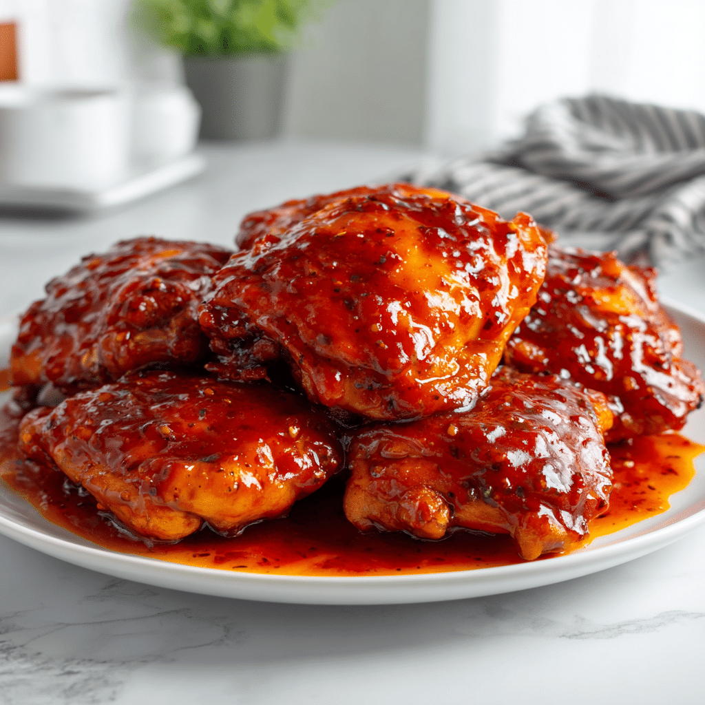 Honey Garlic Chicken Thighs Recipe