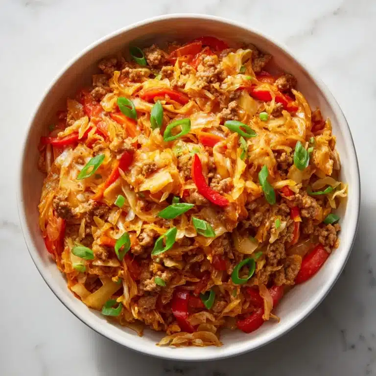 Cabbage Stir Fry with Ground Pork Recipe