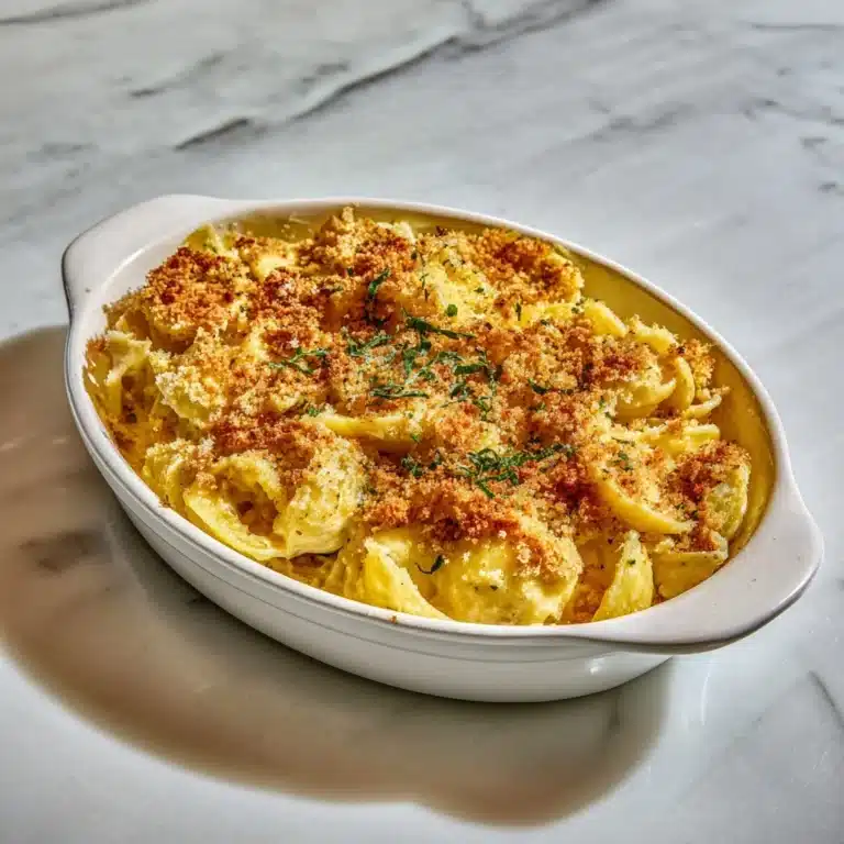 Tuna Casserole with Egg Noodles Recipe