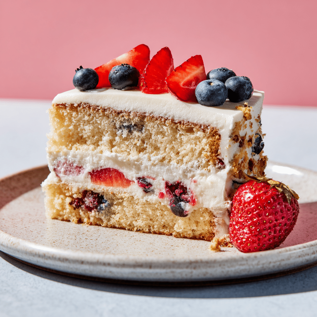 Easy Blueberry Cake Filling Recipe - Recipe Image