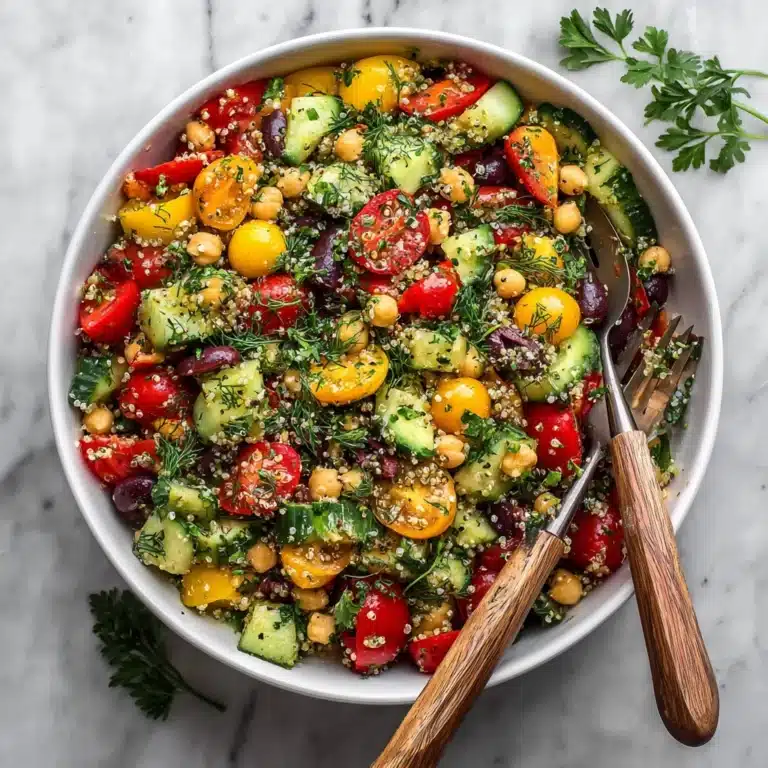 Healthy Quinoa and Chickpea Salad Recipe