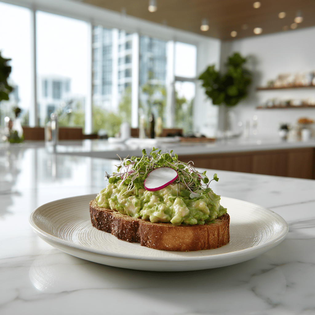 Avocado Egg Salad on Toast Recipe