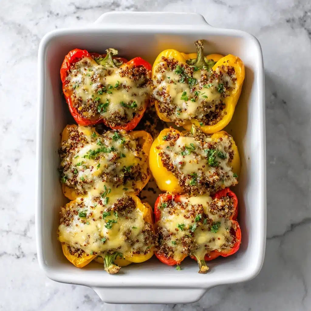 Stuffed Bell Peppers with Quinoa Recipe - Recipe Image