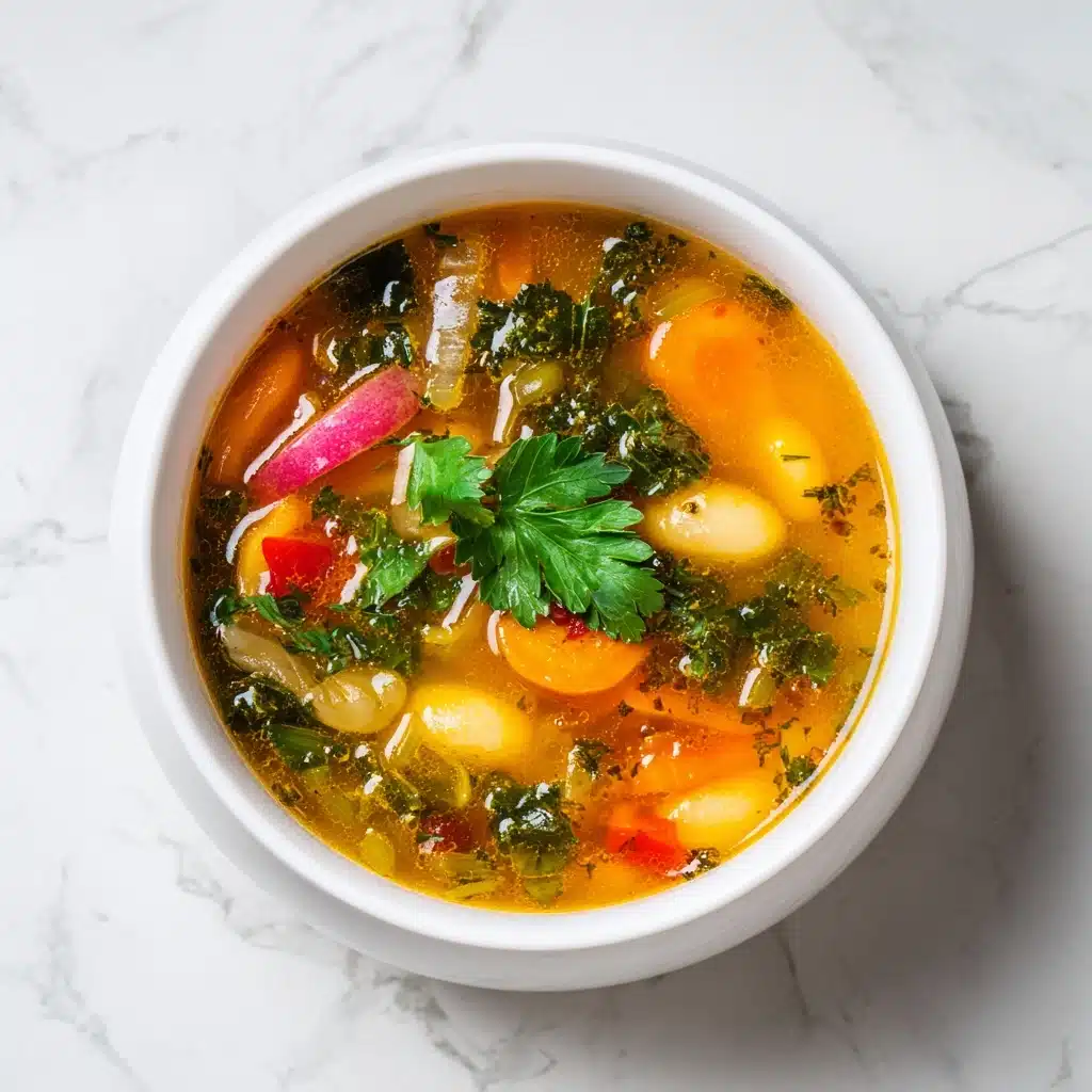 Easy Veggie Soup with Beans Recipe - Recipe Image