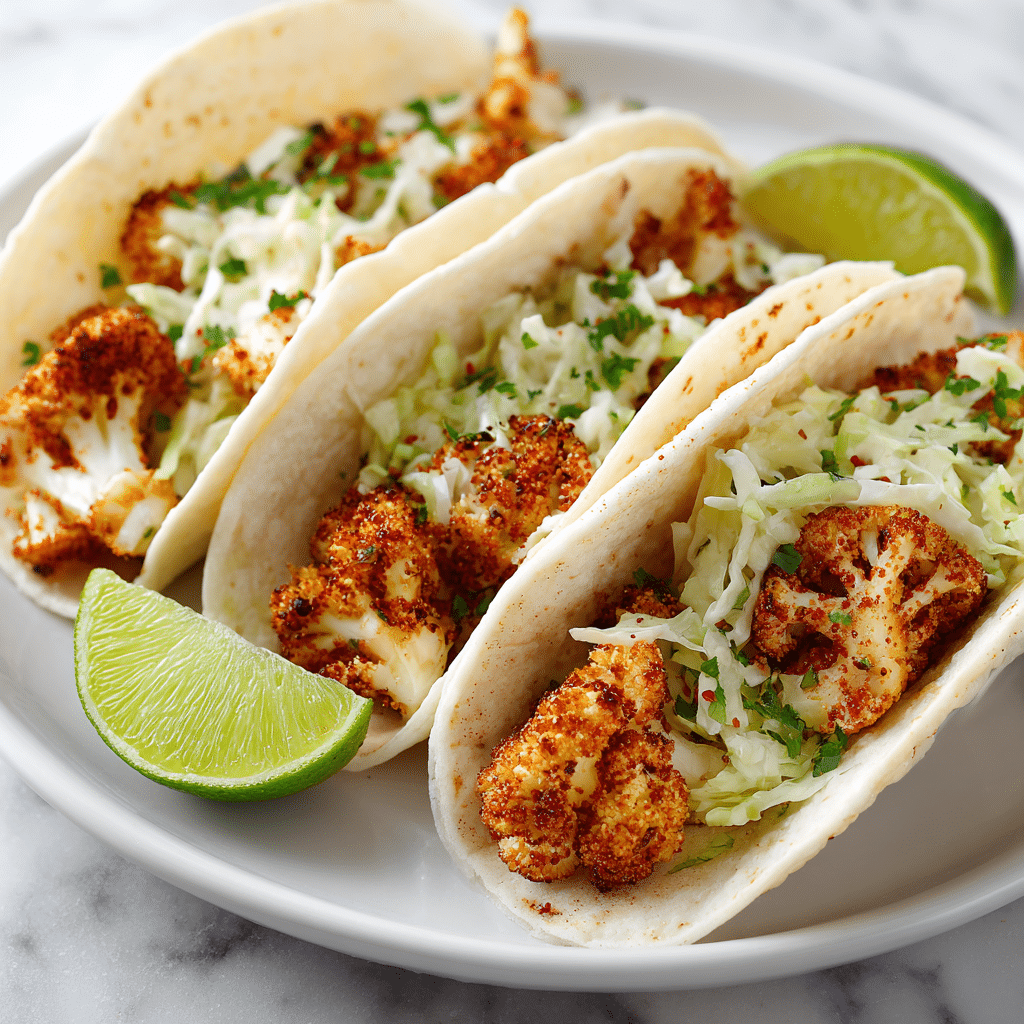 Roasted Cauliflower Tacos Recipe