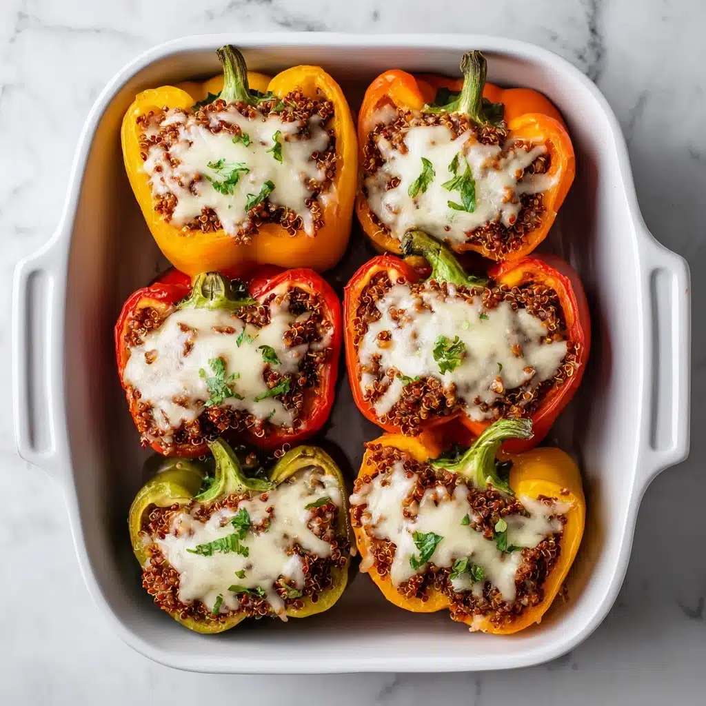 Stuffed Bell Peppers with Quinoa Recipe - Recipe Image