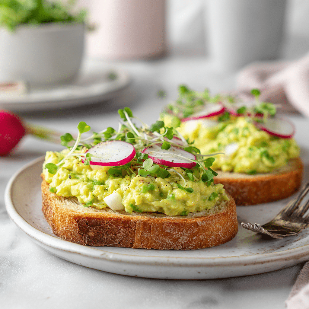 Avocado Egg Salad on Toast Recipe - Recipe Image
