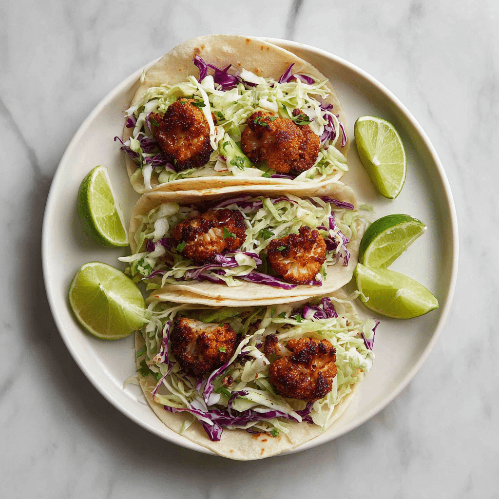 Roasted Cauliflower Tacos Recipe - Recipe Image