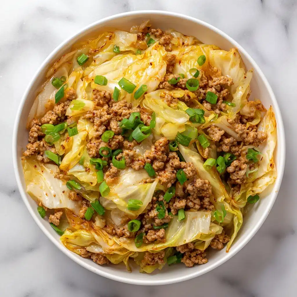 Cabbage Stir Fry with Ground Pork Recipe - Recipe Image