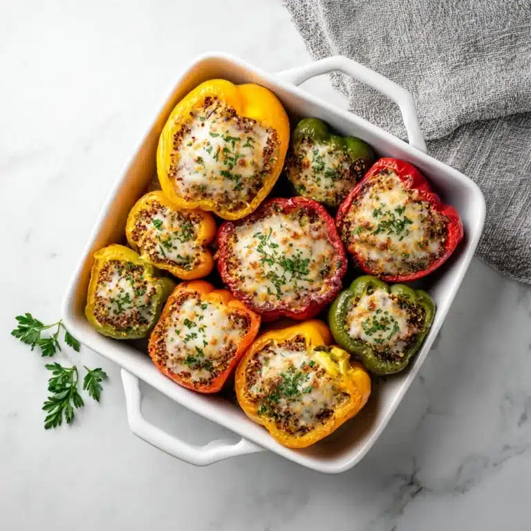 Stuffed Bell Peppers with Quinoa Recipe