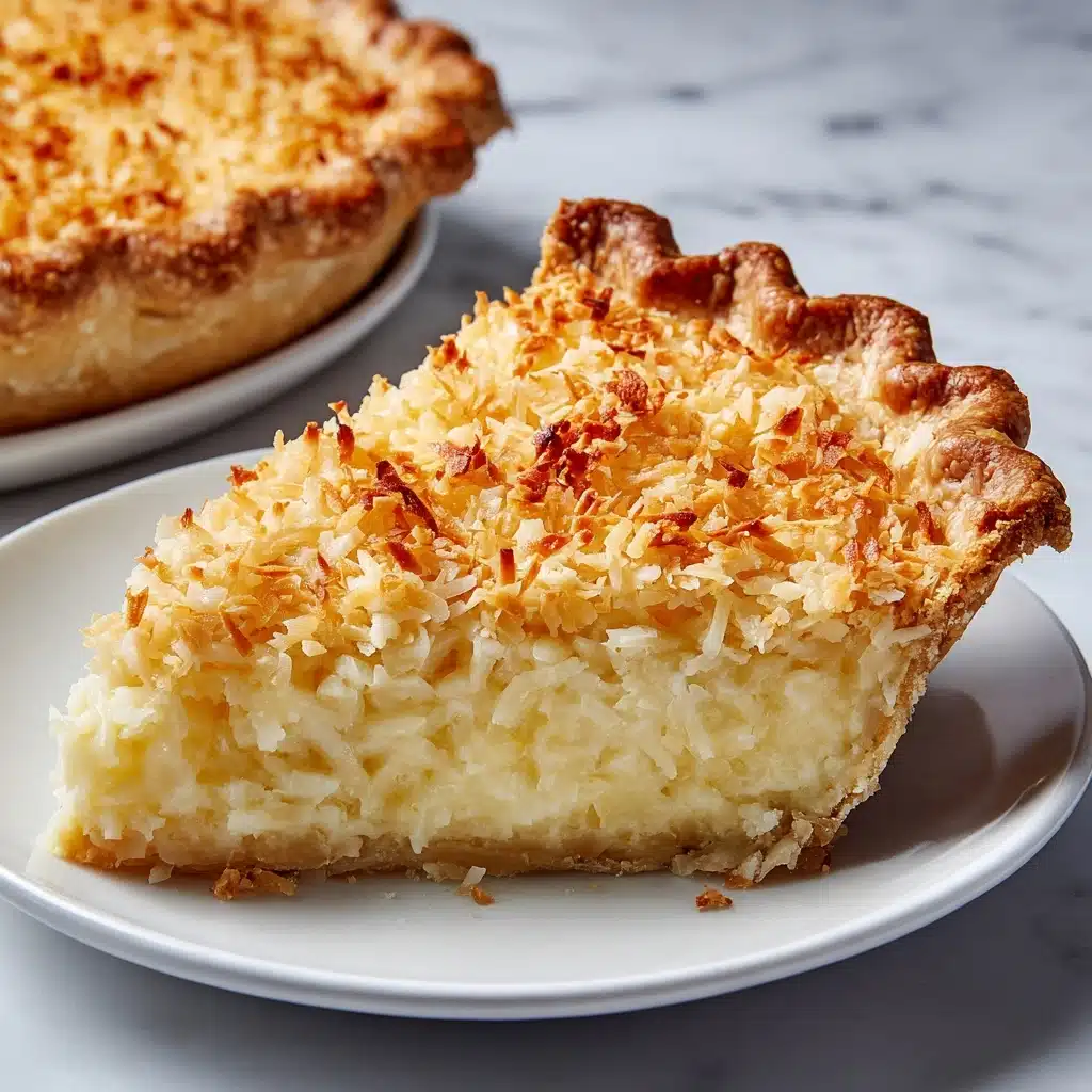 French Coconut Pie Recipe - Recipe Image