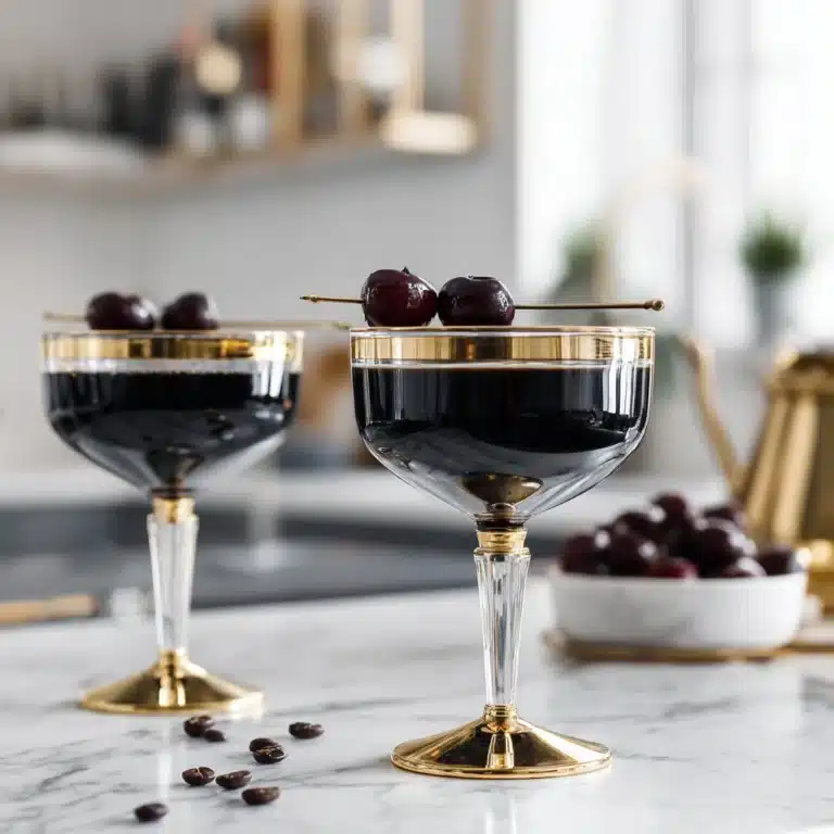 Cherry Espresso Martini (Alcohol-Free Option) Recipe