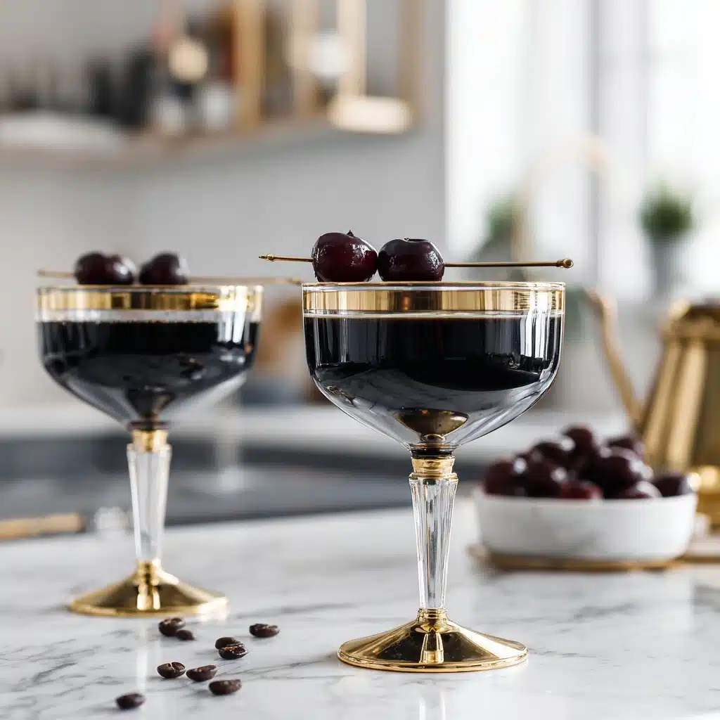 Cherry Espresso Martini (Alcohol-Free Option) Recipe