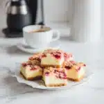 Cherry Cheesecake Bars with Crumble Top Recipe