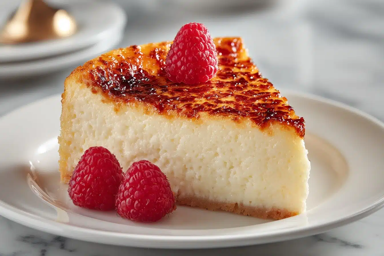 Crème Brûlée Cheesecake Recipe - Recipe Image