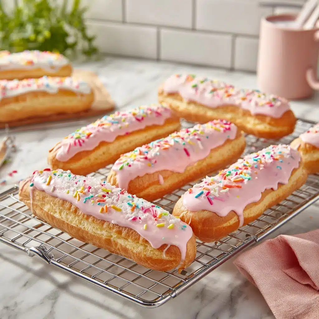 Finger Bun Éclairs Recipe - Recipe Image