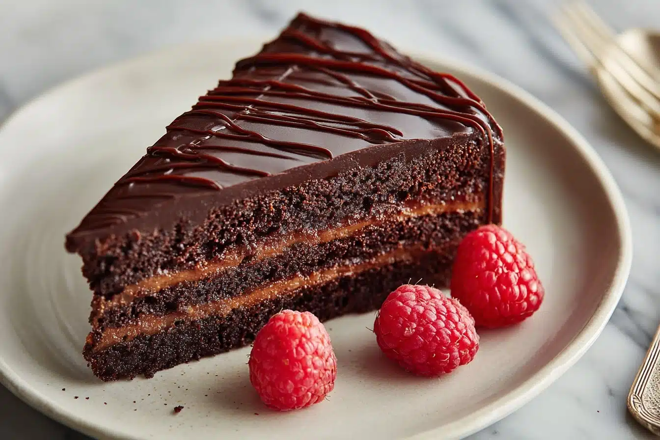Decadent Chocolate Ganache Cake Recipe - Recipe Image