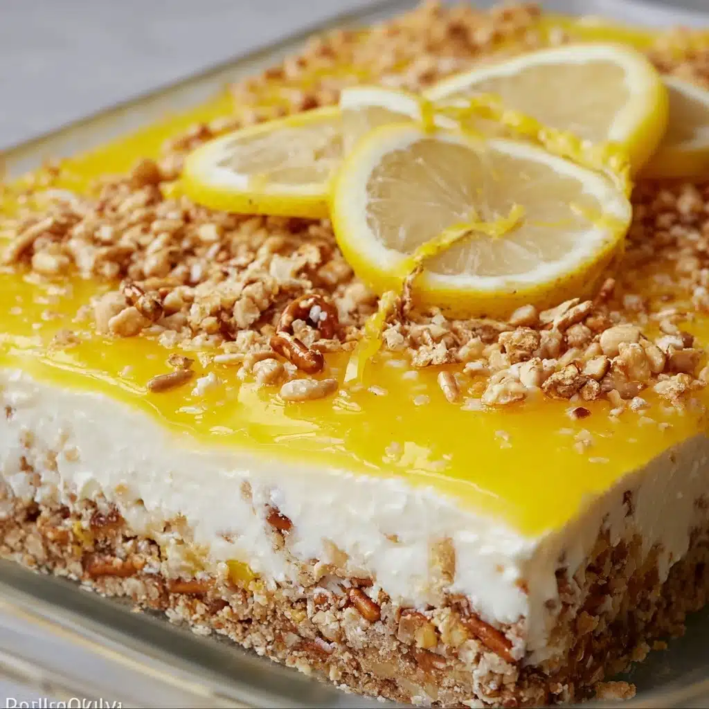 Lemon Pretzel Dessert Recipe - Recipe Image