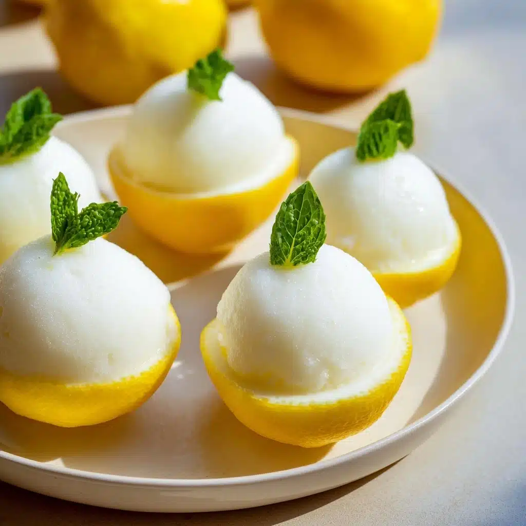 Lemon Sorbet Recipe - Recipe Image