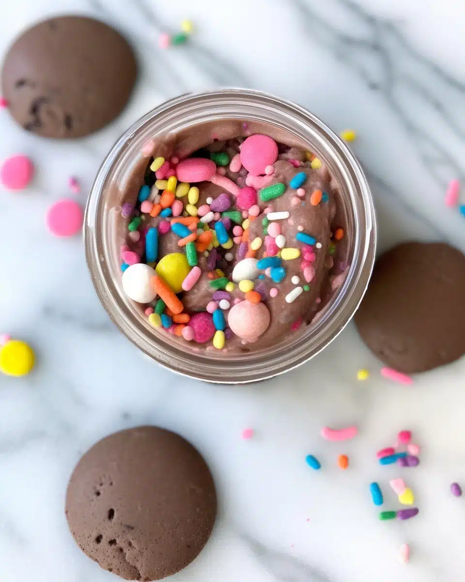 Cosmic Brownie Protein Ice Cream (Ninja Creami) Recipe - Recipe Image