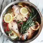 Citrus Herb Brined Whole Chicken Recipe