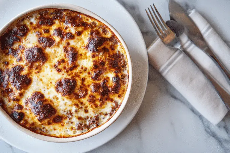 Cheesy Beef Macaroni Bake Recipe