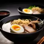 Chicken Ramen in Black Garlic Broth Recipe
