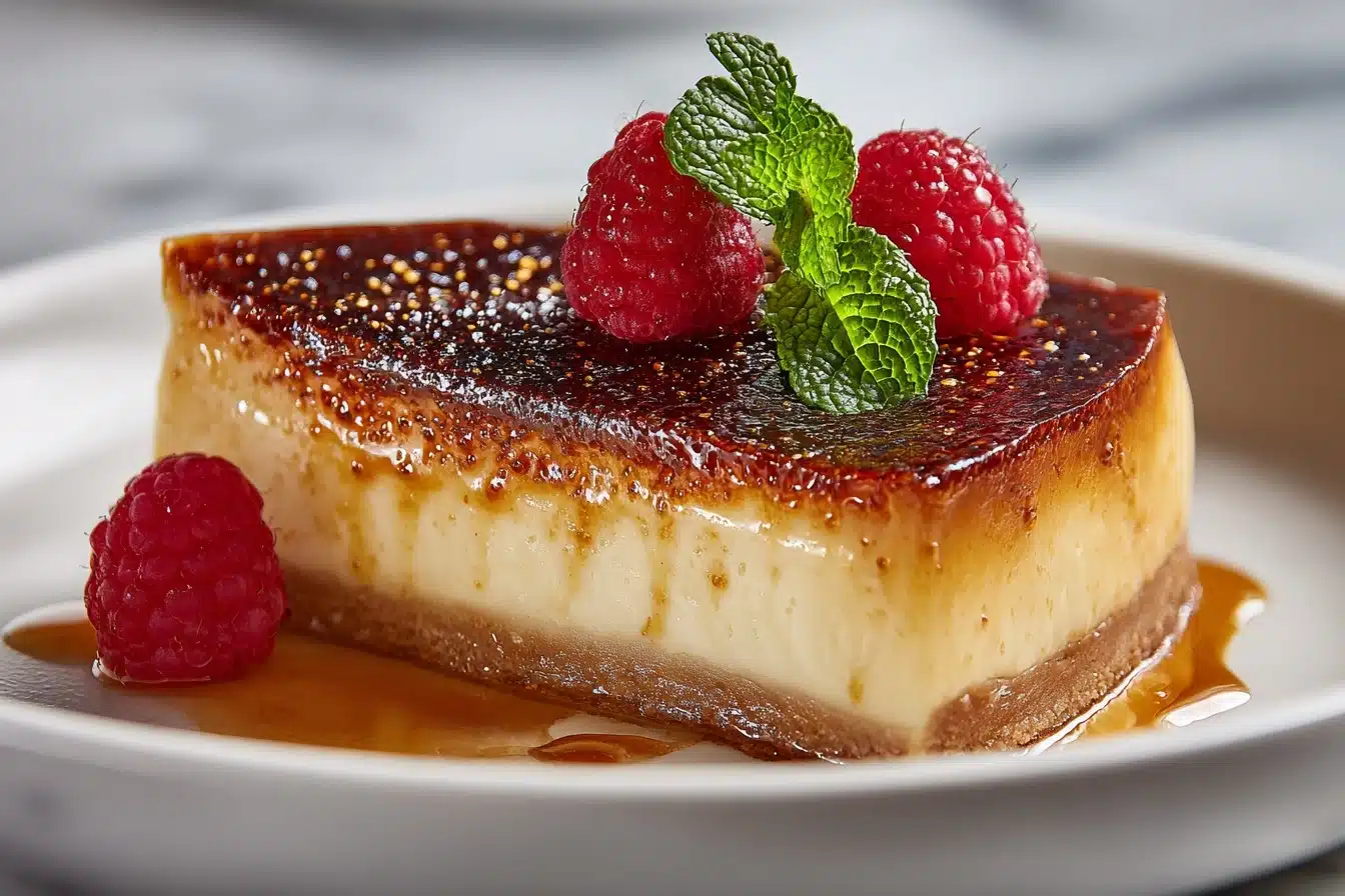 Crème Brûlée Cheesecake Recipe - Recipe Image