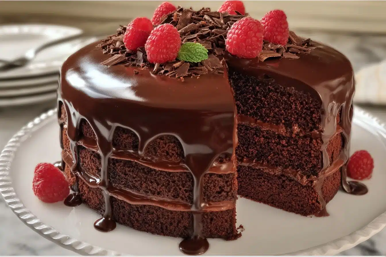 Decadent Chocolate Ganache Cake Recipe