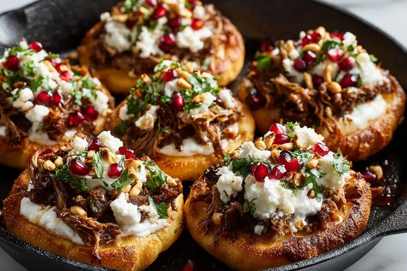 Mini Lamb Flatbreads Recipe
