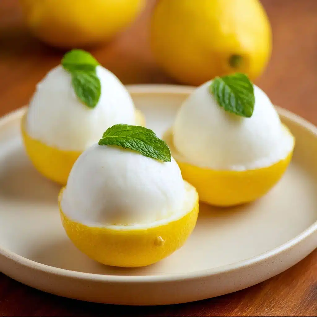 Lemon Sorbet Recipe - Recipe Image