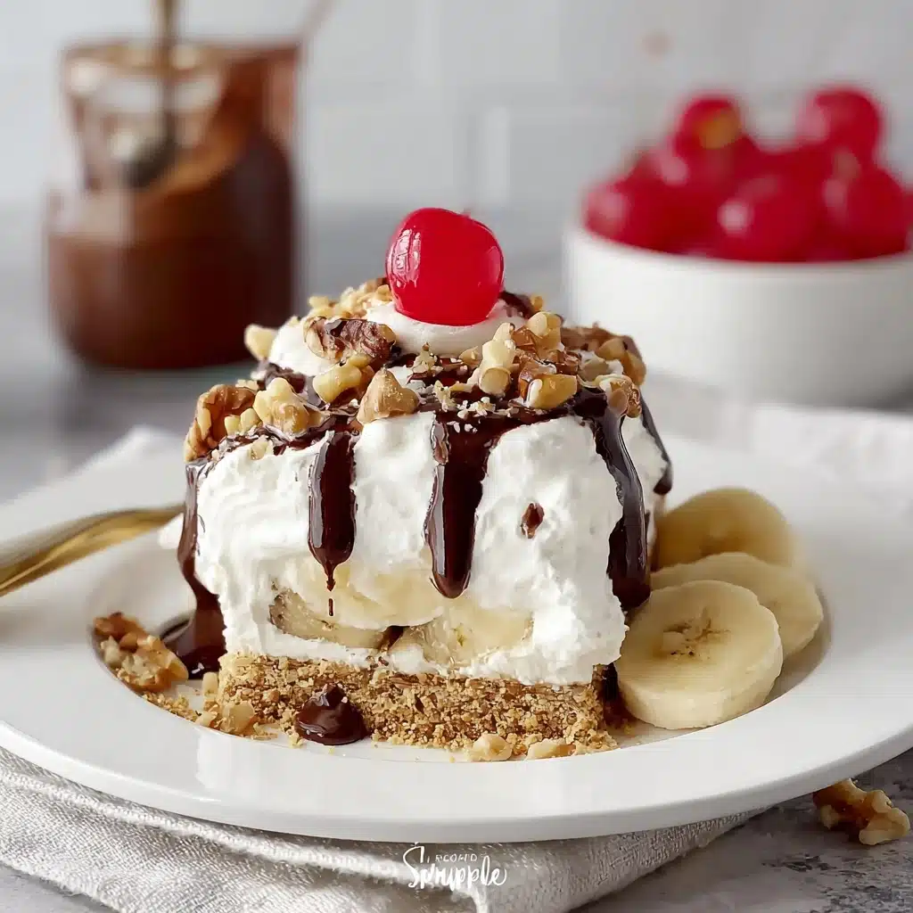 No Bake Banana Split Dessert Recipe