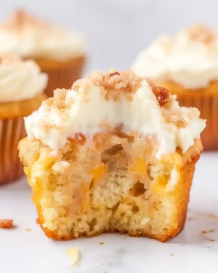 Peach Cobbler Cupcakes Recipe