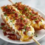 Deep-Fried Bacon Cheeseburger Corn Dogs Recipe