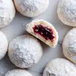 Almond Snow Cookies with Jam Filling Recipe