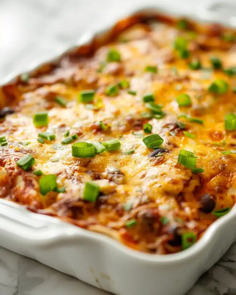 Mexican Black Bean and Corn Enchilada Casserole Recipe