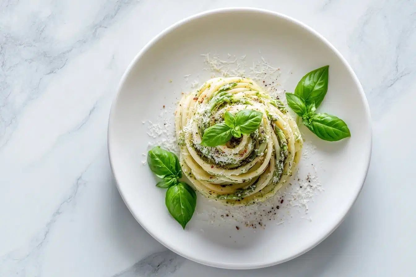 Asparagus Pesto Pasta (Easter Special) Recipe - Recipe Image