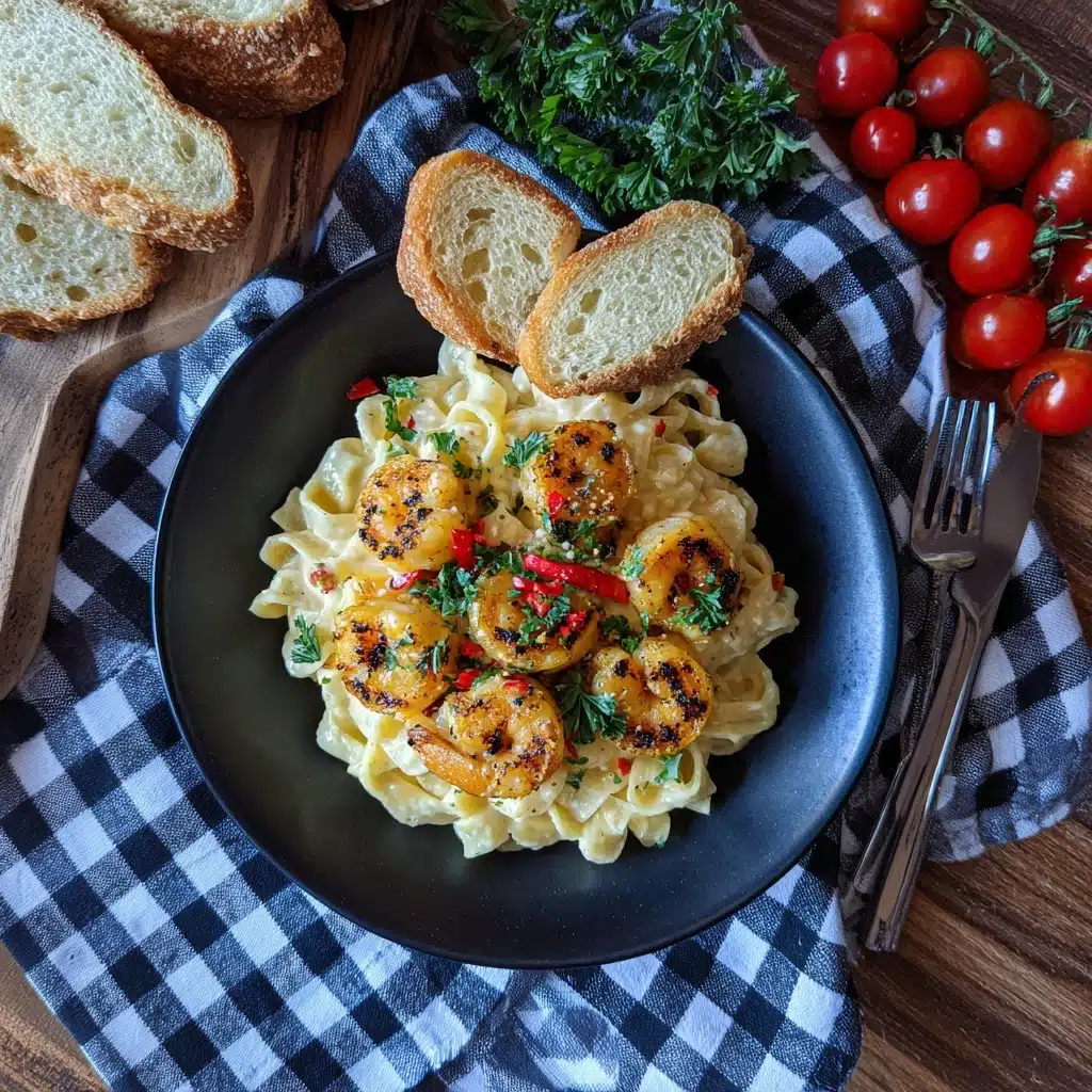 Cajun Shrimp Alfredo Pasta Recipe