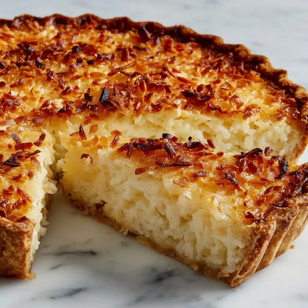 French Coconut Pie Recipe - Recipe Image