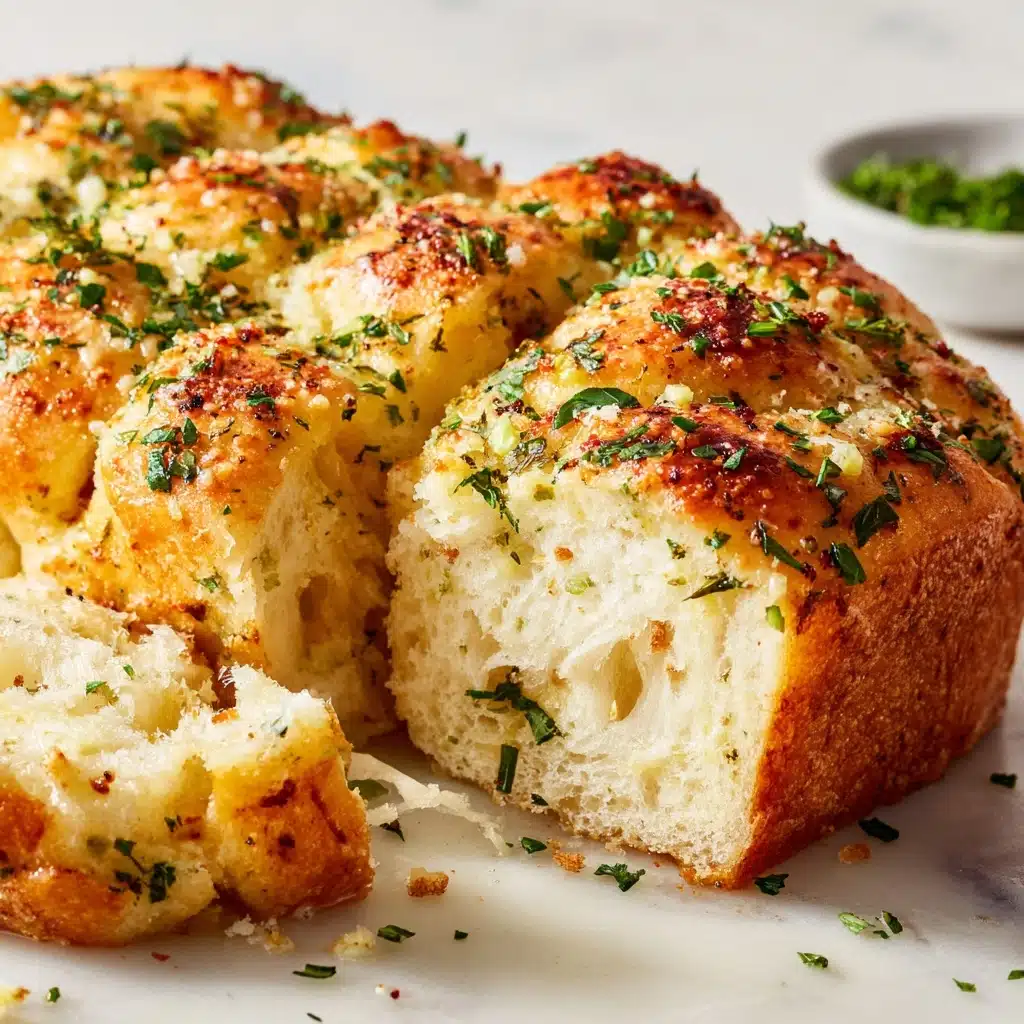 Garlic Parmesan Focaccia Recipe - Recipe Image