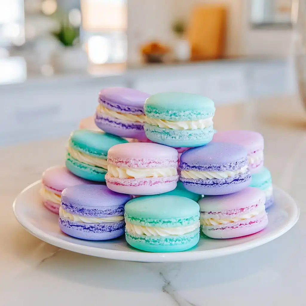 Lavender-Mint Macarons with Champagne Filling Recipe