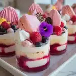 Berry & Flower Parfaits Recipe