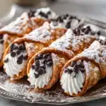 Chocolate Chip Cannoli Cones Recipe
