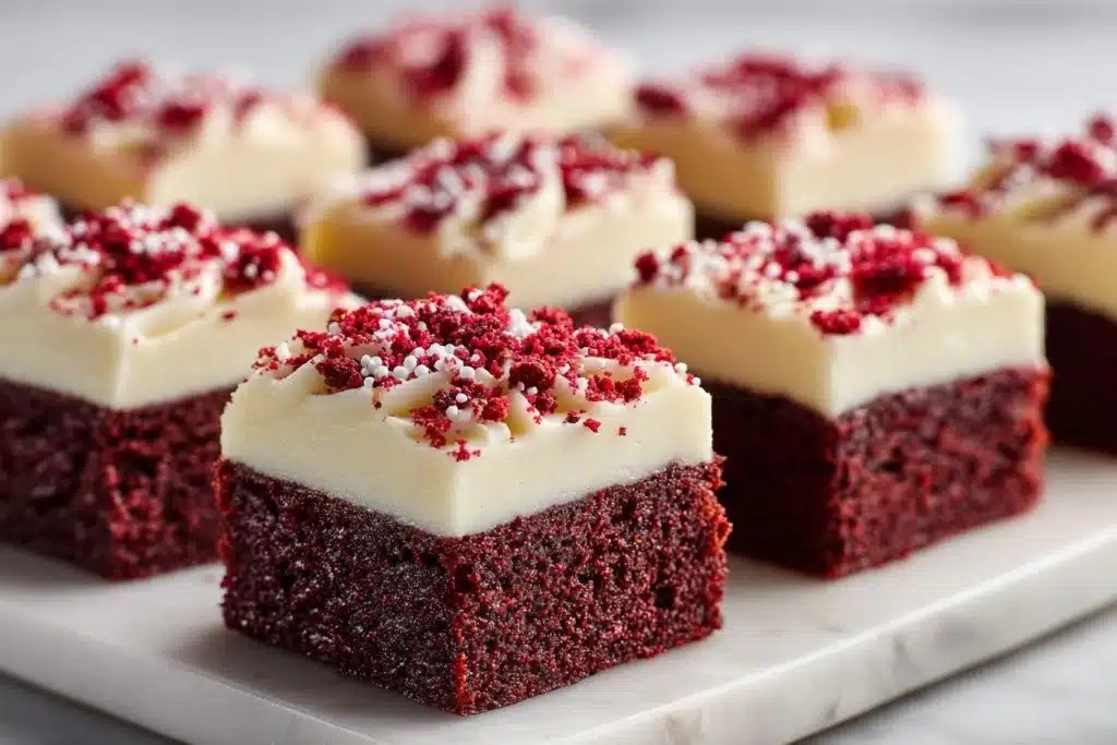 Red Velvet Bars with Cream Cheese Frosting Recipe