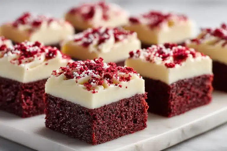 Red Velvet Bars with Cream Cheese Frosting Recipe