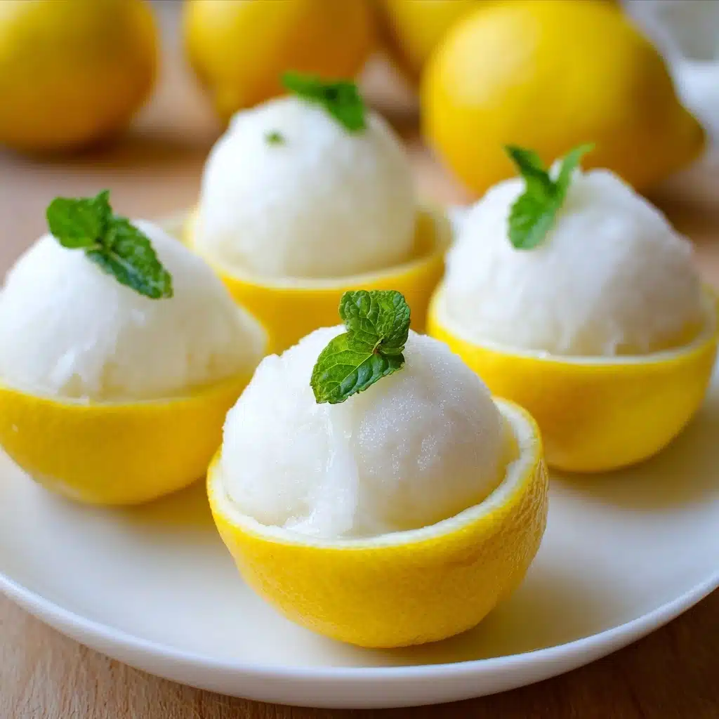 Lemon Sorbet Recipe