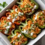 Buffalo Chicken Stuffed Peppers Recipe