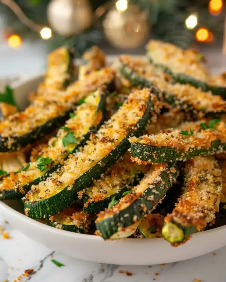 Baked Parmesan Zucchini Sticks Recipe