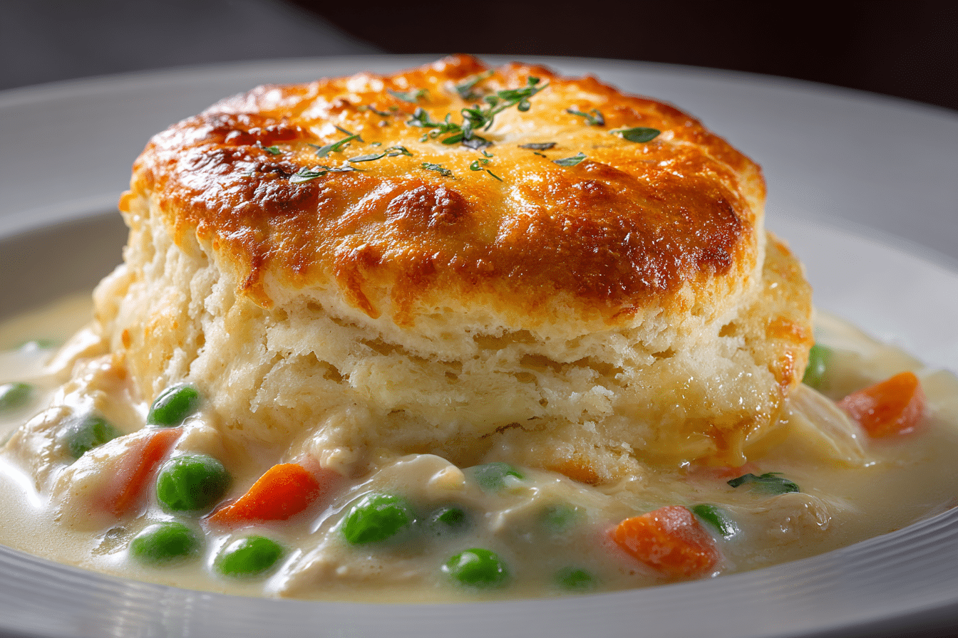 Chicken and Biscuit Pot Pie Recipe - Recipe Image