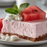 No‑Bake Watermelon Cheesecake Recipe